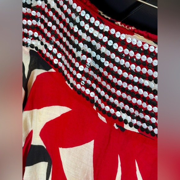 Unique gorgeous A line midi skirt with sequin waist. Size S. Excellent condition - Picture 2 of 3